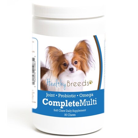 Healthy Breeds Papillon all in one Multivitamin Soft Chew, 90PK 192959010831